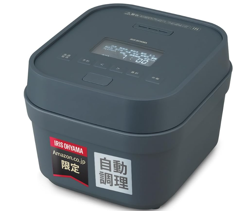 アイリスオーヤマ(IRIS OHYAMA) 【Amazon.co.jp限定】 アイリスオーヤマ IHジャー 炊飯器 IH 5.5合 50銘柄炊き分け機能 極厚火釜使用 40種類の自動メニュー 高め保温モード RC-IGA50AZ-DA ディープブルー