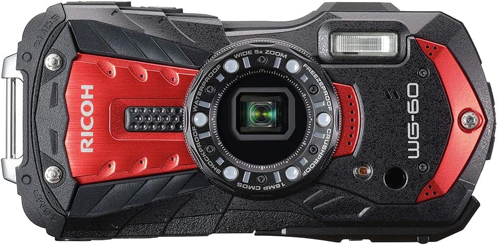 RICOH WG-60 レッド 本格防水デジタルカメラ