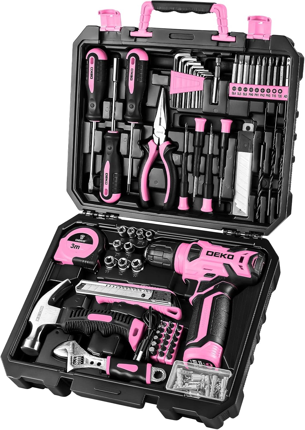 【8V電動ドリル付き】 工具セット 126点組