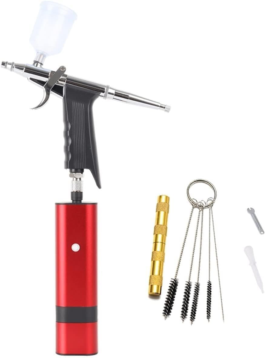重力トリガータイプのスプレーガンの充電式エアブラシキット