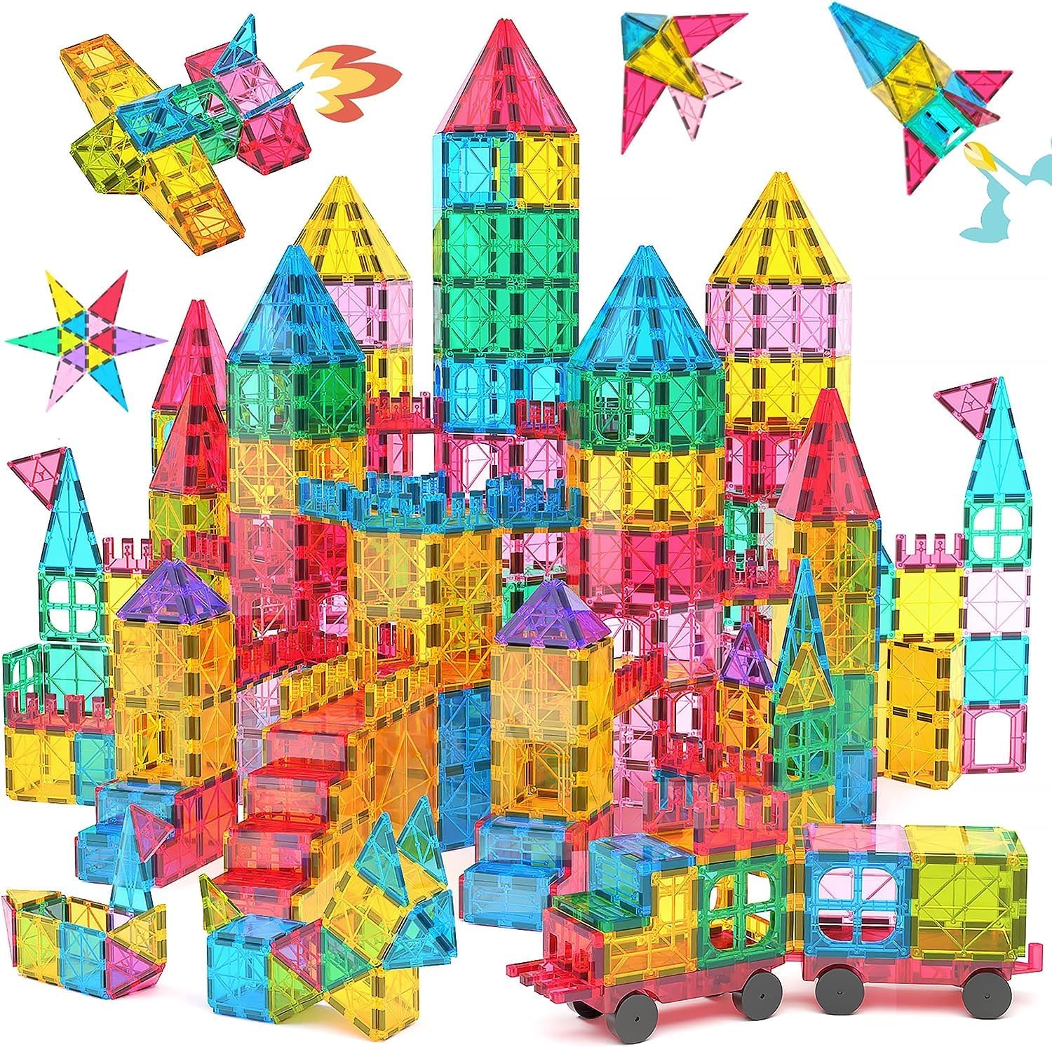 Jasonwell 108pcs マグネットブロック 磁気